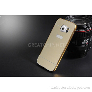 For samsung galaxy note5 metal mirror aluminum bumper case